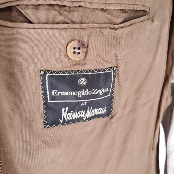 Ermenegildo Zegna at Neiman Marcus Men Sport Coat Blazer 2 Button Cashmere - Picture 8 of 10